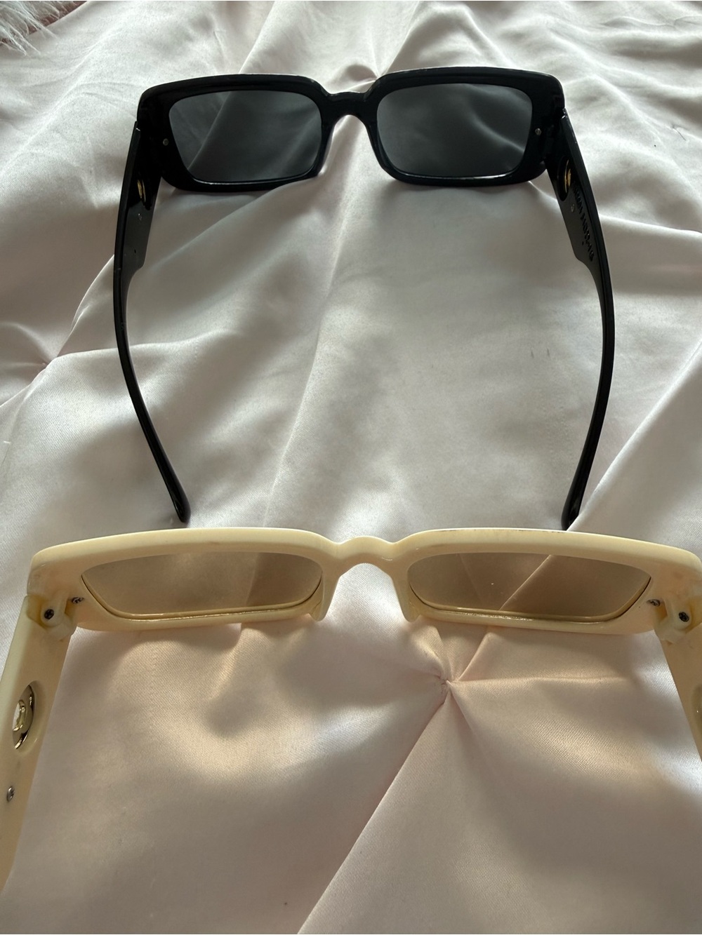 Princess Polly Black & Cream Rectangular Sunglasses Duo - Picture 4 of 5